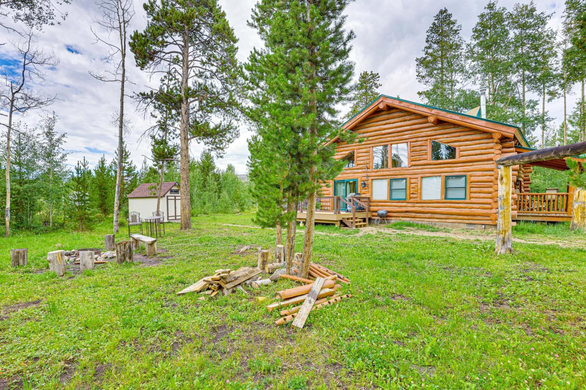 Grand Lake Cabin With Direct Access To Rocky Mtn Np! Exterior foto